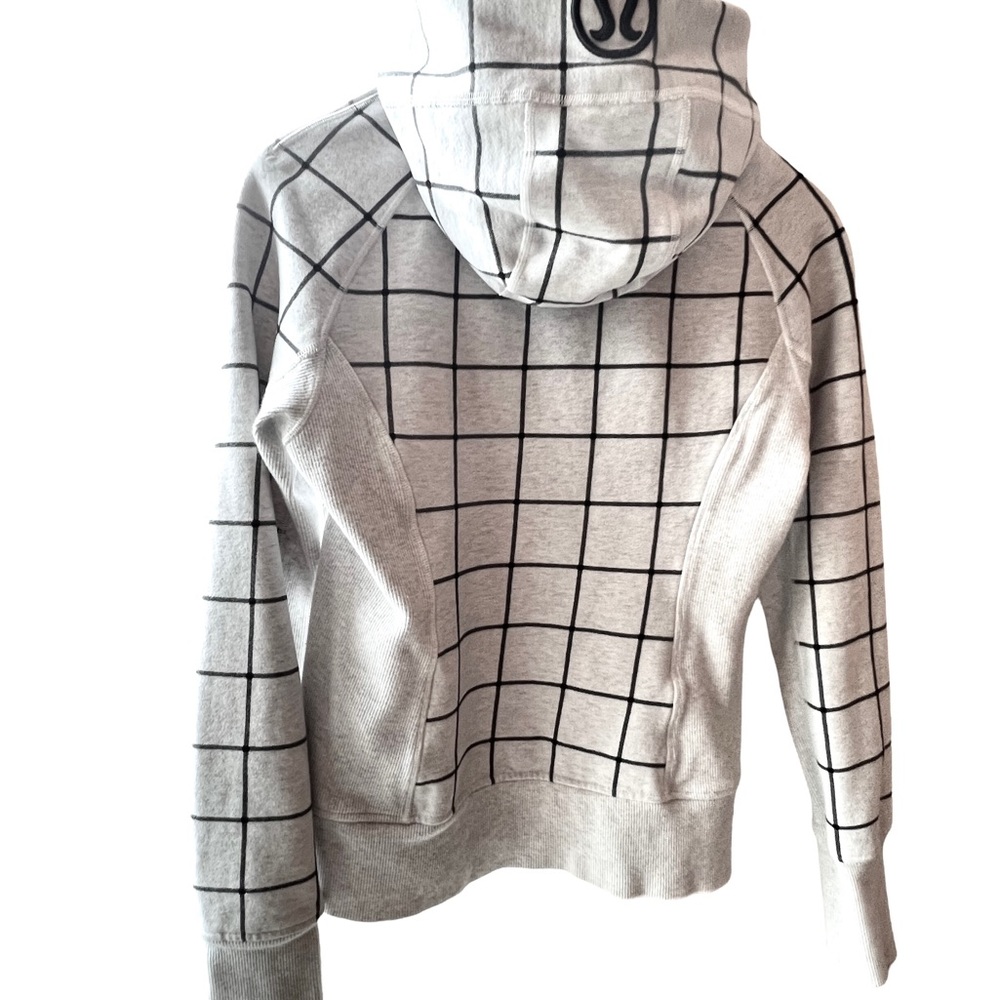 COPY - *RARE* lululemon Scuba Hoodie II size 6 heathered white black - Picture 7 of 14